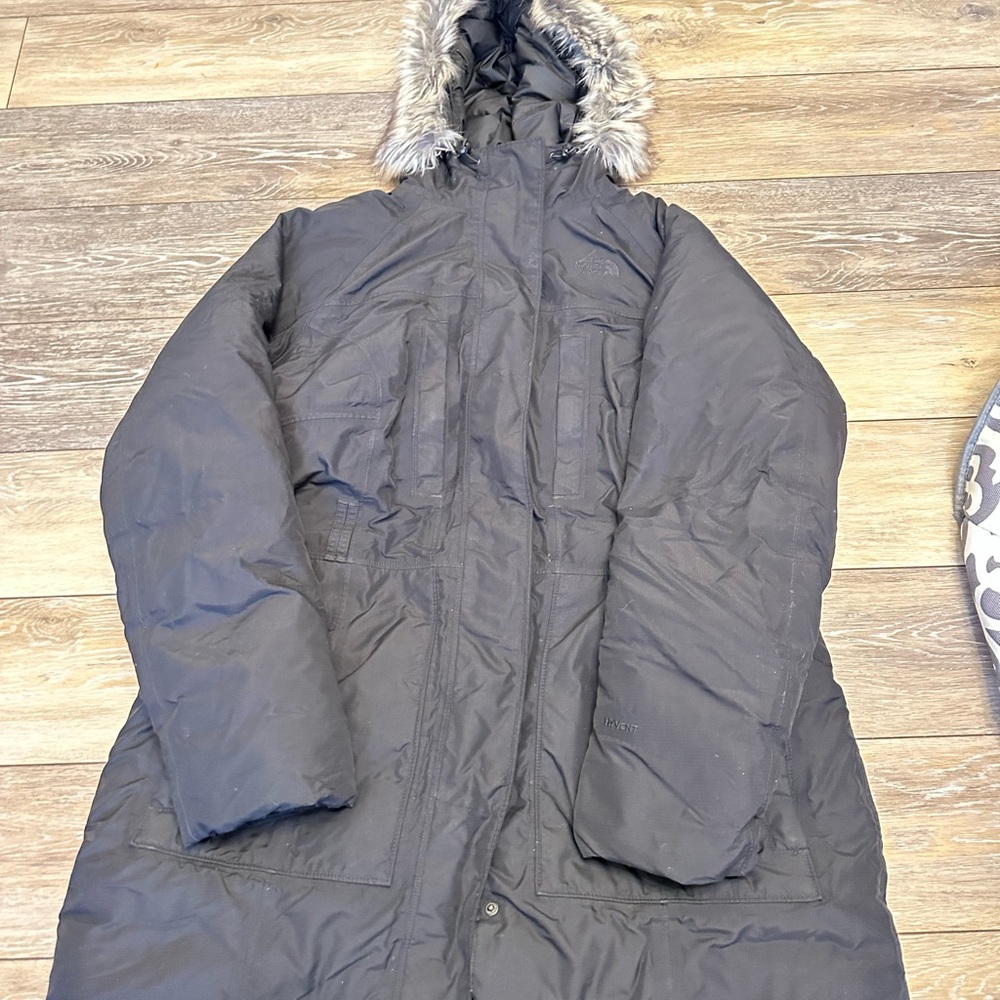 The North Face Black Hooded Coat